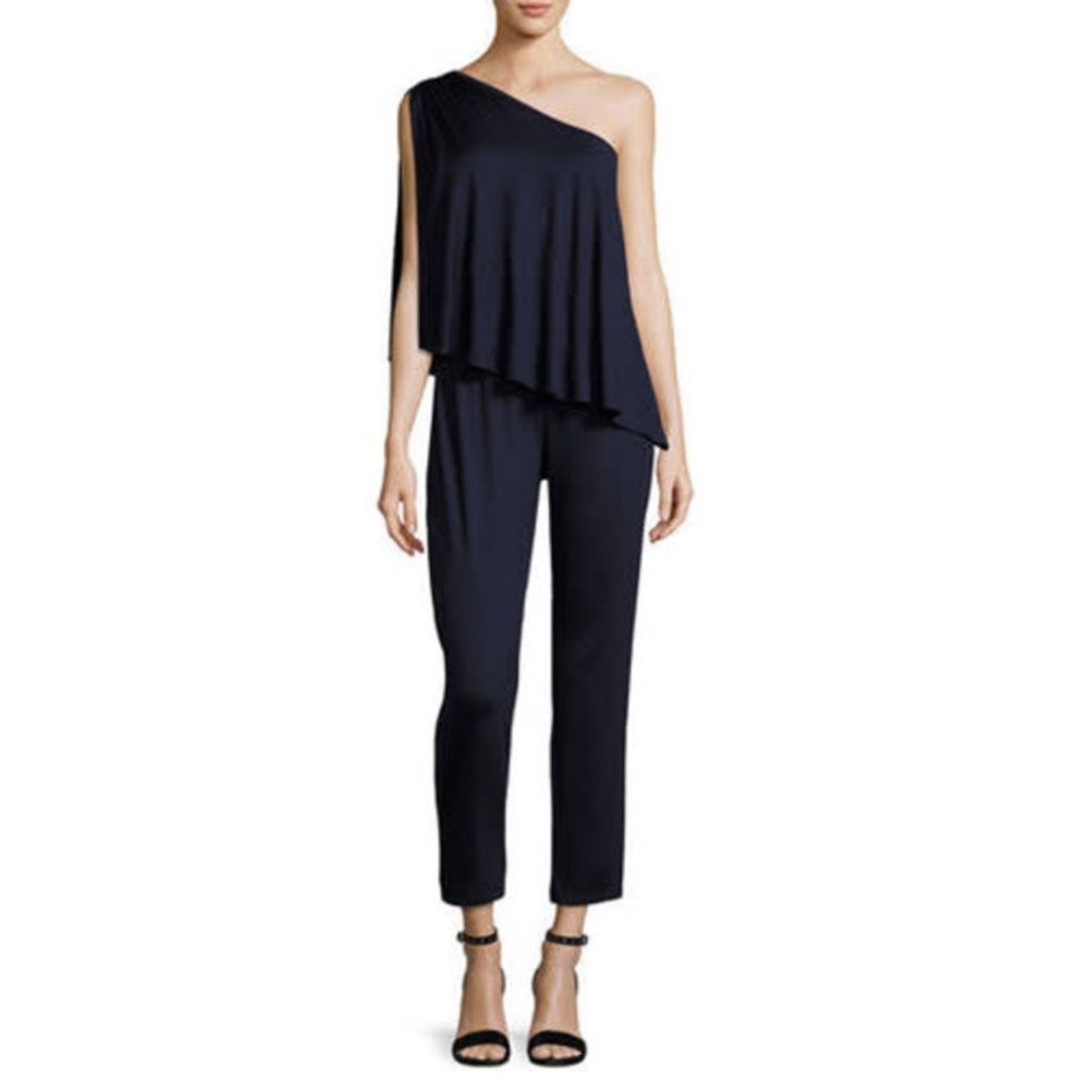 NWOT- Trina Turk ‘Estell’ One Shoulder Drape Front Jumpsuit